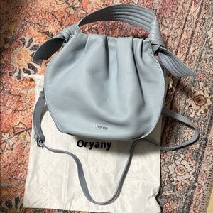 NWOT ORYANY Baby Blue Leather Crossbody Bag